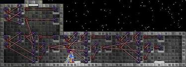 Starbound has a wiring system that allows players to control the state of powered items including doors and lights. Tutorial Guide Basic Wiring Guide Chucklefish Forums