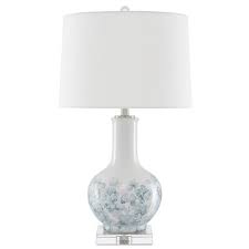 Check spelling or type a new query. Marianne Modern Classic White Ceramic Blue Floral Table Lamp Tall 28 32 H Kathy Kuo Home