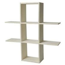 4 cubby wall shelf this wall shelf in black finish is very practical and built to last, designed of grid metal and mdf. Nice Wooden Shelves For Home Decor