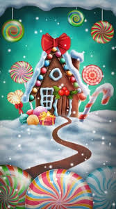 Gingerbread House Christmas Paintings Christmas Drawing Christmas Art