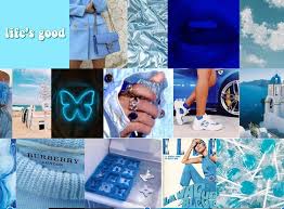 Pink baddie aesthetic laptop wallpaper in 2020 aesthetic desktop wallpaper aesthetic collage macbook wallpaper. Boujee Blue Aesthetic Wall Collage Kit Digital Download 60pcs Cute Blue Wallpaper Blue Aesthetic Wall Collage