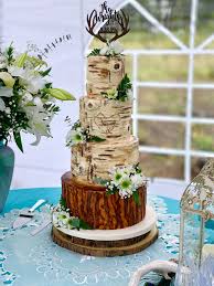 2 Tier Birch Tree Wedding Cake Birch Tree Wedding Cake Birch Tree Cakes Wedding Cake Tree Birch Wedding Cakes