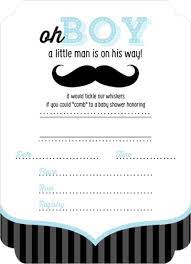 Charming Light Blue And Black Mustache Fill In Blank Baby Mustache Baby Shower Invitations Prince Baby Shower Invitations Boy Baby Shower Invitations Templates