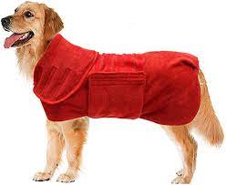 Amazonsmile Geyecete Dog Drying Coat Dry Fast Dog Bag Dog Bathrobe Towel Microfibre Fast Drying Super Absorbent Pet Cat Bath Dog Bag Dog Washing Station