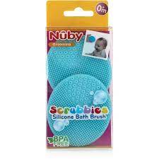 Hooded towels keep baby warm; Nuby Baby Bath Brush Big W
