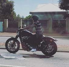 Justin Bieber Spotted Out In Perth Australia Today March 8 Riding A Harley Davidson Motorbike