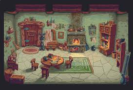Cozy Room Pixel Art Game Art Art