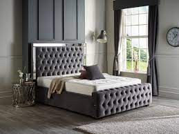 Canora grey upholstered bed with footboard shopify. Canora Grey Kaleb Upholstered Bed Frame Reviews Wayfair Co Uk