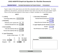 1993 Aashto Flexible Pavement Structural Design Pavement