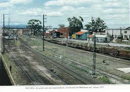 Old Box Hill Station In Background Goods Yard In Foreground Taken January 1977 Melbourne Australia Melbourne Victoria Australia History