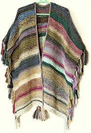 How to knit shawl poncho. Boho Poncho Women S Men S Knit Mohair Coat Unisex Cape Christmas Best Gift For Mom Dad In 2020 Hippie Wear Stripe Poncho Knitting