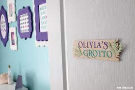 Furniture, girls bedding, boys bedding, rugs + windows Balsa Wood Bedroom Door Sign Inspiration Made Simple