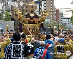 牛嶋神社 大神輿の画像