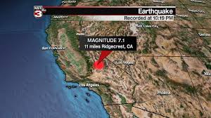 Both quakes originated around 20km northeast of. Second Earthquake Shakes California
