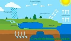 Océanos, ríos, nubes y lluvia están en constante cambio: El Ciclo Del Agua Primaria Web Del Maestro