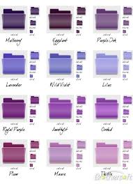 Custom Purple Mac Os X Folder Icons Shades Of Violet Purple Shades Of Purple