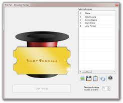 The Hat Deluxe List Randomizer And Random Name Picker For Windows