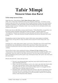 Aku mencintai islam, aku mencintai kaum muslimin. Tafsir Mimpi Hanyut Di Sungai Menurut Islam
