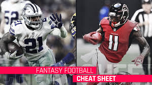 Free fantasy football cheat sheets & rankings. 2019 Fantasy Football Cheat Sheet Rankings Sleepers Team Names Draft Advice Sporting News