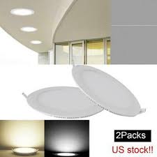 Led Round Recessed Ceiling Light Panel Light Ultra Thin Spot Lamp Down Light Ebay In 2020 Recessed Ceiling Lights Ceiling Lights Recessed Ceiling