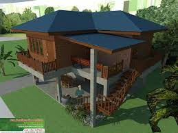 แบบบ านไม สองช นใต ถ นส ง สไตล บ านท ง เร ยบหร ด ด ก บบรรยากาศบ านท ง พ นท ใช สร อย 96 ตรม แบบบ านภายนอก บ านในฝ น ร ปแบบบ าน