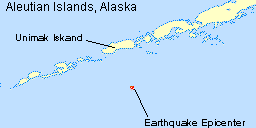 The us national tsunami warning center issued warnings for south alaska and the alaska peninsula, from hinchinbrook entrance, 90 miles east of seward, to unimak pass, and for the aleutian islands. 1946 Aleutian Tsunami