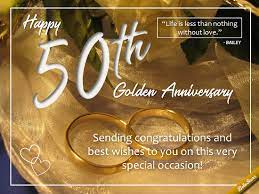The joy of celebrating a golden jubilee wedding anniversary isn't something many couples get to experience. Anniversary 50th Happy 50th Anniversary 50th Wedding Anniversary Wishes 50th Anniversary Wishes