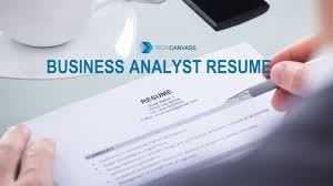 business analyst resume