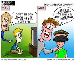 Virtual Reality And Eyesight Bearman Cartoons Funny Text Messages Just For Laughs Funny Pictures