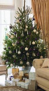 House Beautiful Uk Home Decor Living Room Ideas Kitchen Design Bedroom Ideas Garden Ideas Property News Purple Christmas Tree Christmas Tree Colour Scheme Christmas Decorations Rustic Tree
