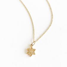 Affy white natural diamond star of david pendant necklace in 14k gold over sterling silver (0.1 ct) 1.0 out of 5 stars. Kiki Sydney Evan Diamond Pave Star Of David Charm Necklace Kiki