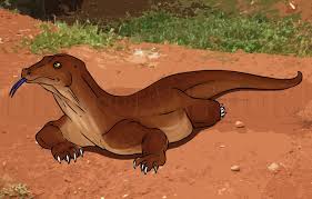 Draw a few lines inside the head for the wrinkles. How To Draw A Cartoon Komodo Dragon Step By Step Drawing Guide By Dawn Dragoart Com