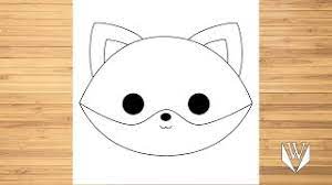 Das rotbräunliche fell und der. Wie Zeichnet Man Niedlich Fuchs Gesicht Schritt Fur Schritt Kostenloser Download Malvorlagen Youtube