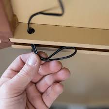 When placing the cabinets, i can cut a remodel box into the back of the cabinet and run the wire into that box. How To Install Under Cabinet Lighting