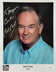 JAMES SPENCE AUTHENTICATION (JSA) Bill O' Reilly Autographed Celebrity 8x10  Photo (JSA)