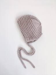 Adorable cable detail around the trim gives this bonnet a true vintage vibe! Soft Cotton Hand Knitted Baby Bonnet In Classic Etsy Hand Knitting Baby Knitting Knitted