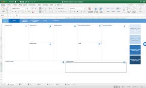 Planilha De Business Model Canvas Em Excel 2 0