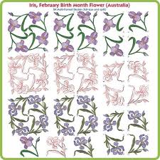 According to a tradition dating back to the ancient romans, the characteristics and symbolic meanings of your birth flower play a part in determining your personality. Full Set Of Birth Month Flowers Echidna Sewing