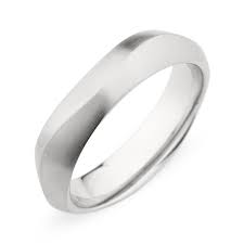 Unique Palladium Wedding Band By Christian Bauer