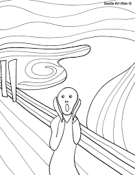 Rushmore, the forbidden city, the statue of liberty. Scream Coloring Pages Coloring Home