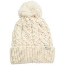 Rella Cuffed Pom Hat 48 Liked On Polyvore Featuring Accessories Hats Winter White Pom Pom Hat Fleece Lined H Knitted Hats Knit Pom Pom Hat Pom Pom Hat