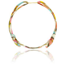 Impression quadri recto seul ou quadri recto / verso sur tissu polyester satin blanc épais. Bracelet Tissu Libellule Jaune 18k Caterina B Ocarat