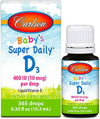Carlson Labs Baby Vitamin D3 Tropfen 400 Ie 10 3ml Flussiges D3 Amazon De Drogerie Korperpflege