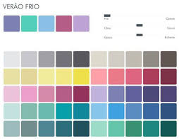 Cartela de coloração clara, delicada mas colorida, baixo contraste. Verao Frio Paletas De Cores De Verao Cores Verao