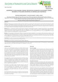 Web hosting indonesia diskon up to 40%. Pdf Adherence To Secondary Stroke Prevention Therapies In Ischemic Stroke Patients At Teaching Hospital In Central Java Indonesia