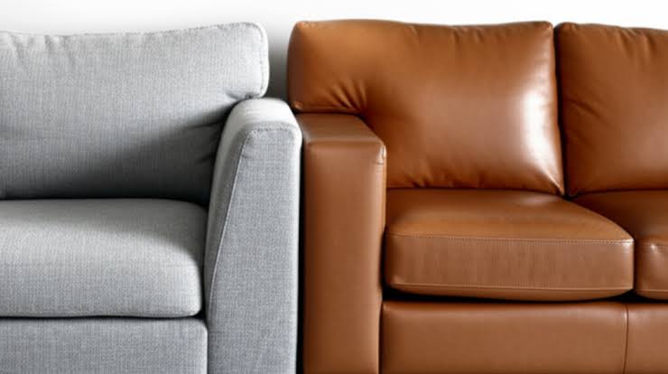 Comparison of higher and lower furniture exchange value sofa condition