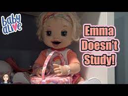 Baby Alive Emma Doesn T Study Kelli Maple Youtube Baby Alive Baby Alive