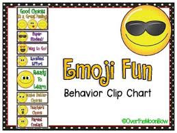 Emoji Fun Behavior Clip Chart