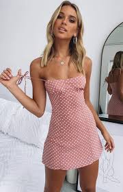 Edinburgh Dress Blush Spot Mini Dress Fashion Fashion Outfits