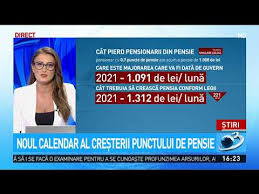 Nicio pensie aflata in plata nu va scadea, iar daca in urma recalcularii va reiesi o pensie mai mica decat. Noul Calendar Al Cresterii Punctului De Pensie Pensionarii Pierd Sute De Lei Pe LunÄƒ Youtube